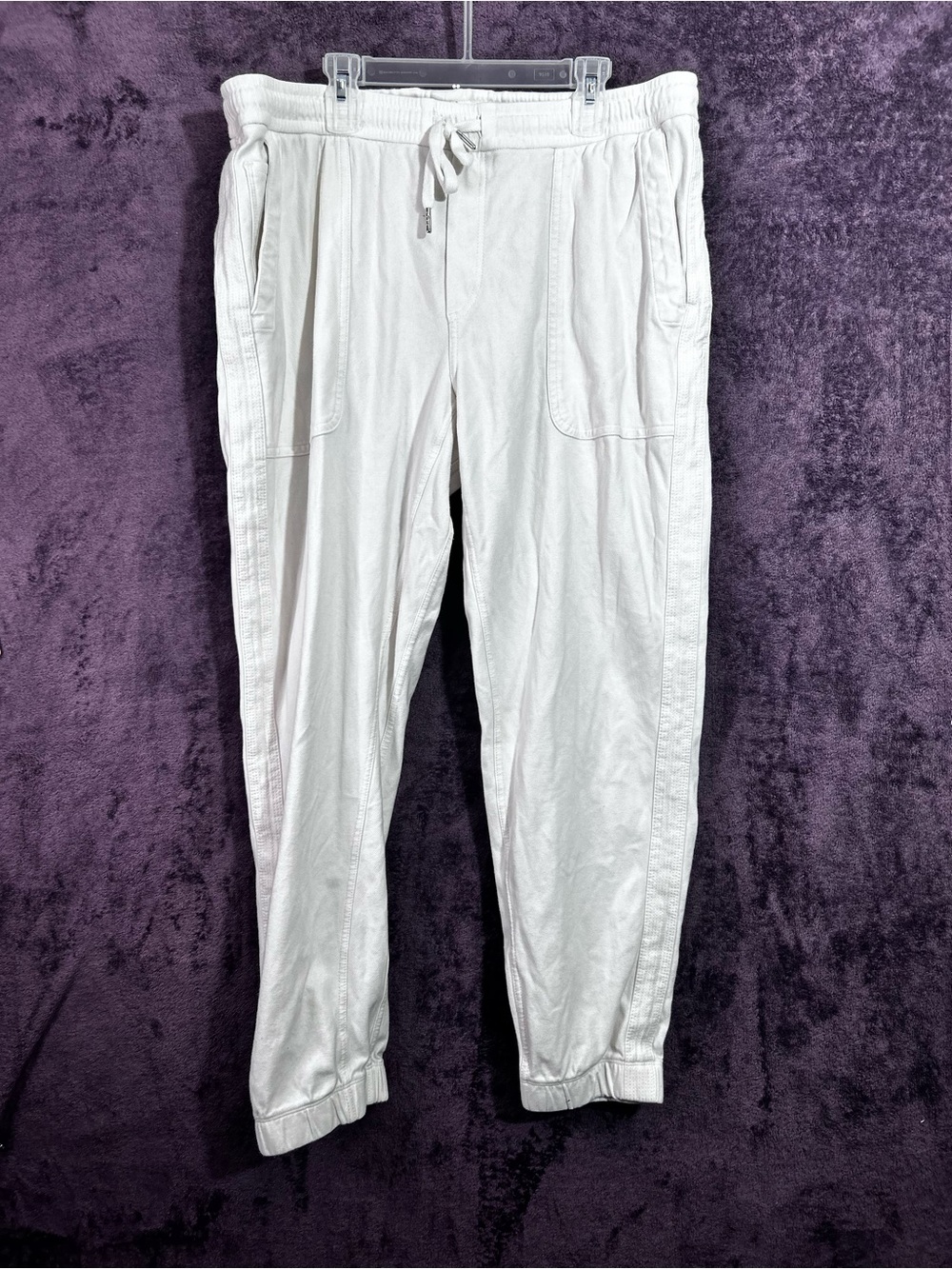 Athleta White womens Jogger Sweatpants with Drawstring